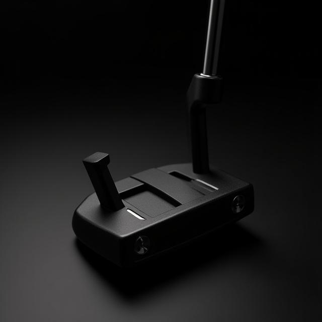 CNC-gefräster Putter mit schwarzer PVD-Beschichtung